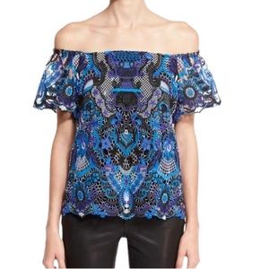 Alice + Olivia lace top